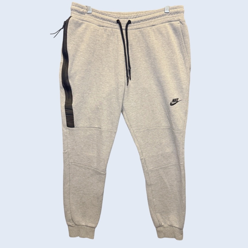 1904 | Nike Tech Fleece Slim Fit Tapered Jogger Pants Grey Women M